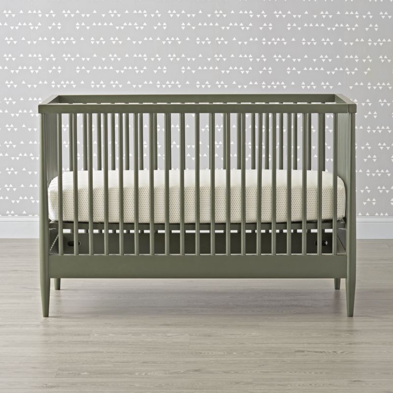 hampshire olive green crib