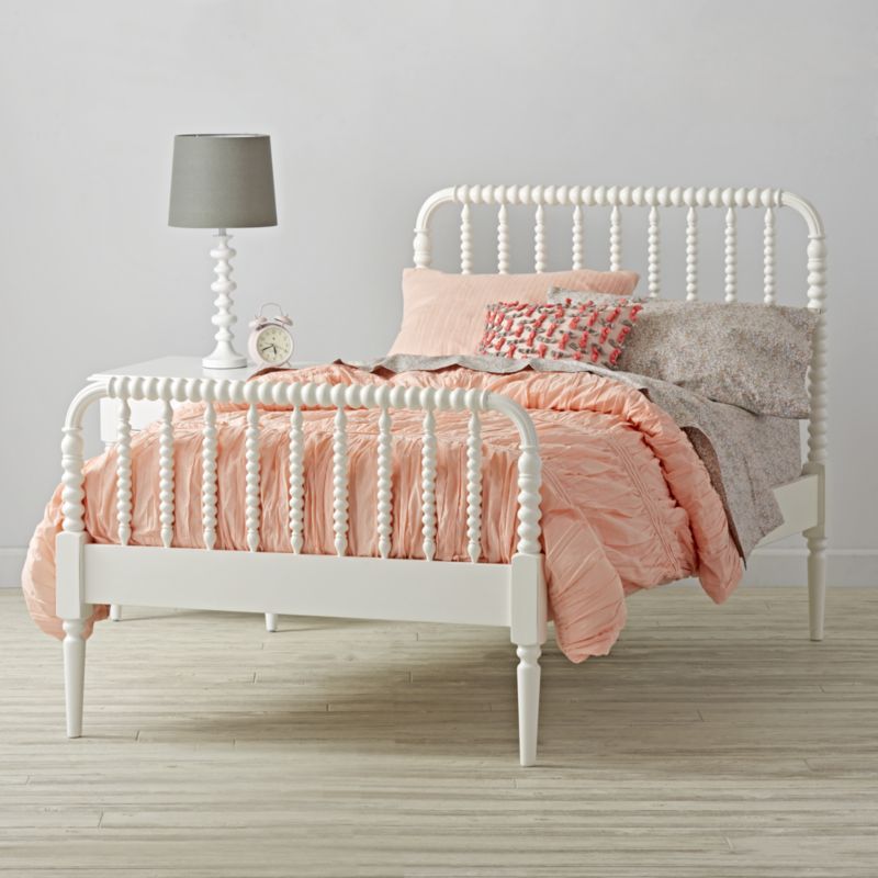 Jenny Lind White Twin Bed Crate and Barrel Havenly