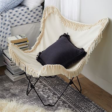 fringe butterfly chair