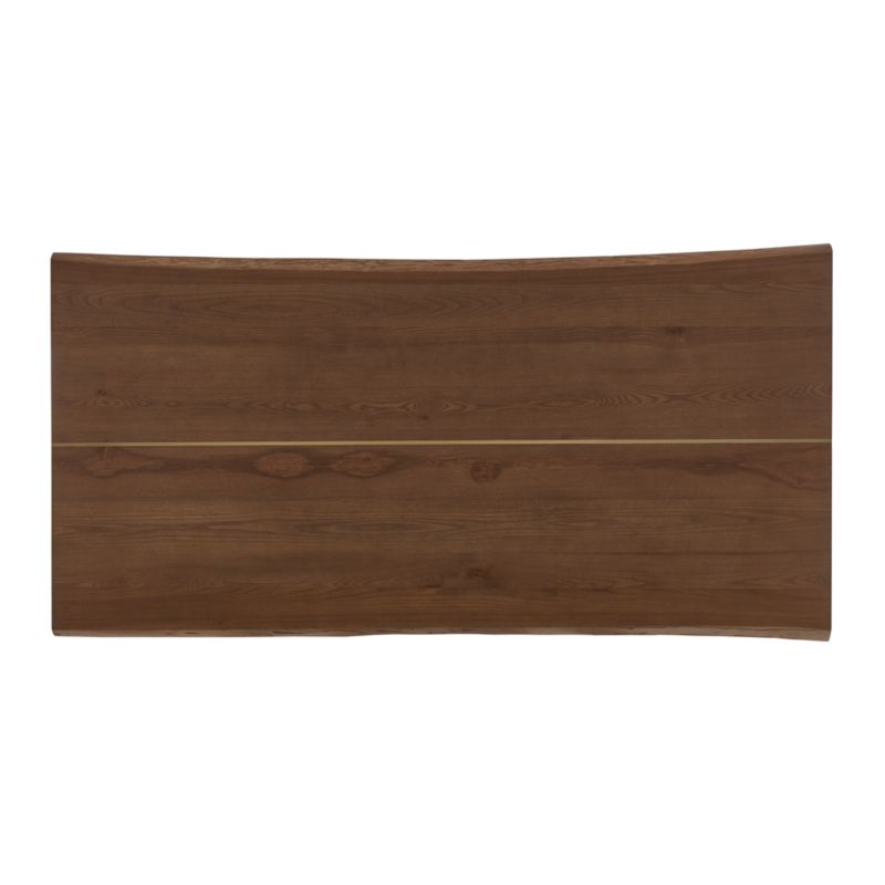 Montana 82" Live Edge Dining Table Crate and Barrel Havenly