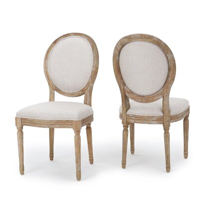 Jair King Louis Back Side Chair (Set of 2) - A.M Wood Store