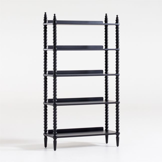 Jenny Lind Black Bookcase - Crate & Kids | Havenly