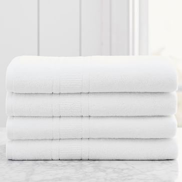 White Bath Towel: Crew Quality