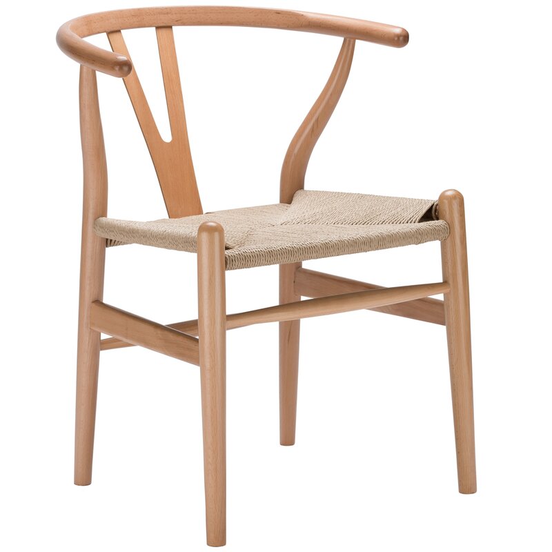 Dayanara solid wood 2024 slat back dining chair