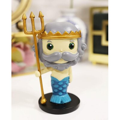 Ebros Greekies Collection Greek Mythology Poseidon With Trident Statue ...