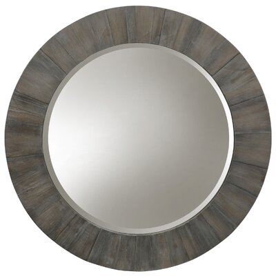 Style Craft Hand Painted Gray Wood, Beveled Mirrors For Crafts