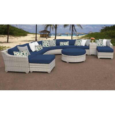 Falmouth 7 best sale piece rattan sectional