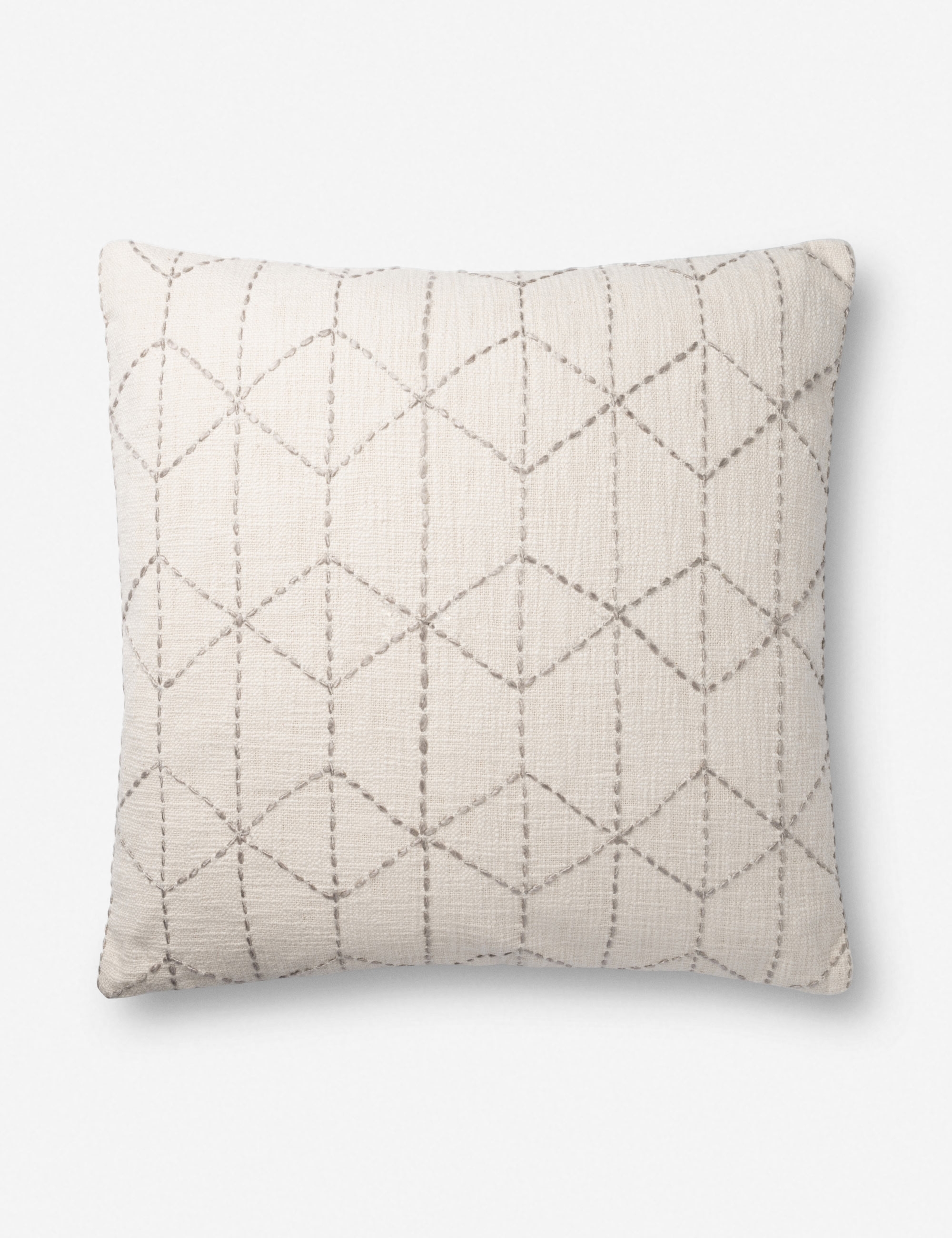 Davina Pillow, Grey - Lulu and Georgia | Havenly