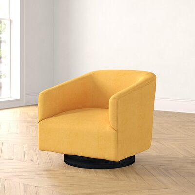 ginsburg swivel barrel chair