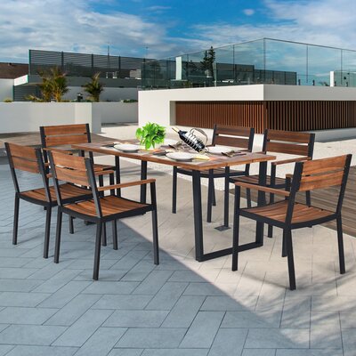 annalea italica 7 piece dining set