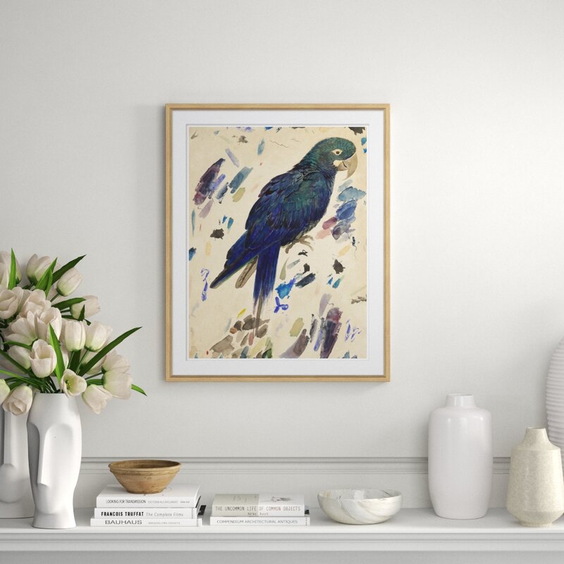 Soicher Marin 'Birds' Framed Painting Print - Perigold | Havenly