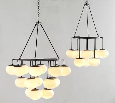 callahan milk glass chandelier