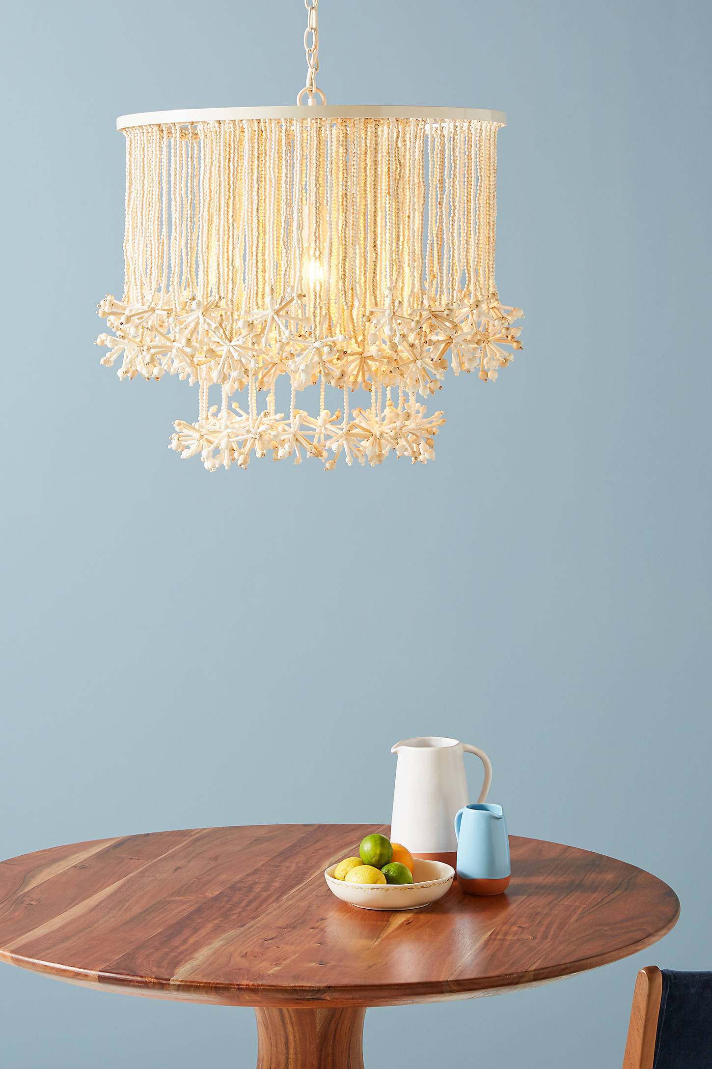 Top Anthropologie beaded chandelier