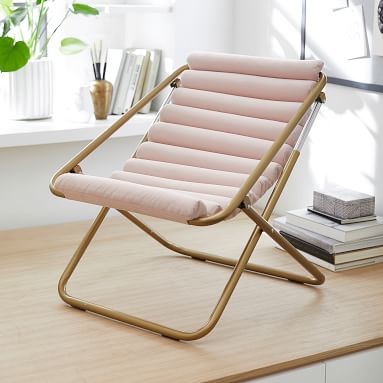 Channeled best sale sling chair