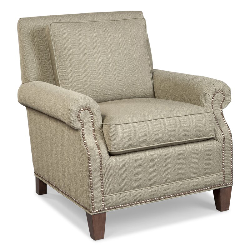 Fairfield Chair Graham Armchair Body Fabric: 3152 Putty, Leg Color ...