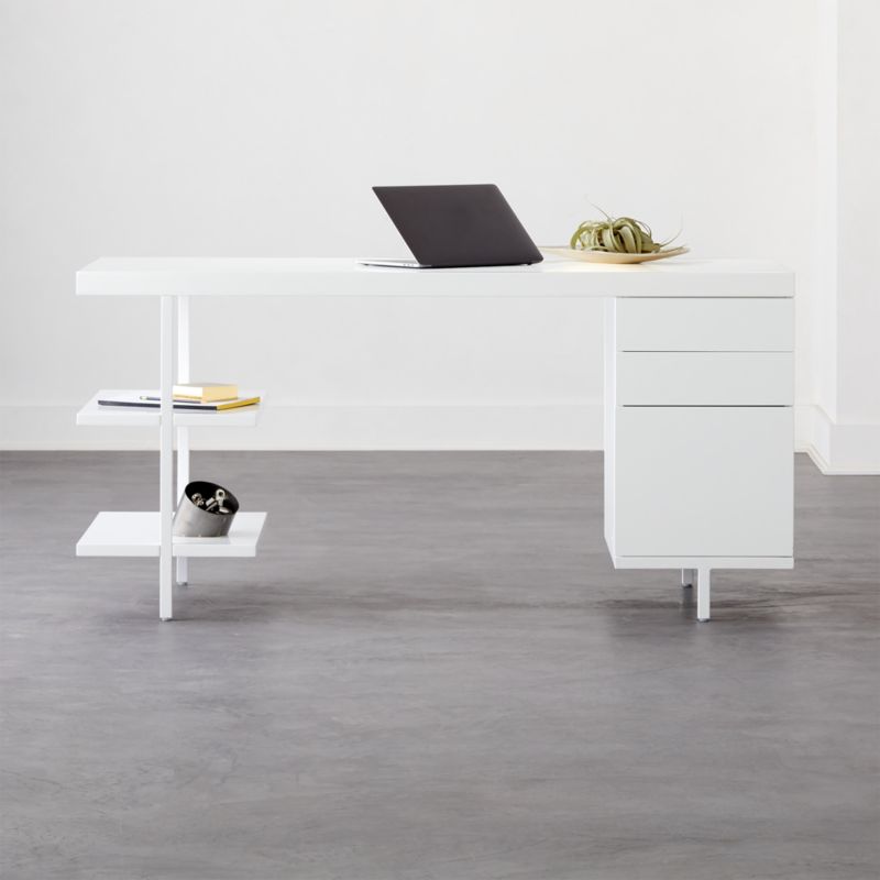 cb2 stairway modular desk