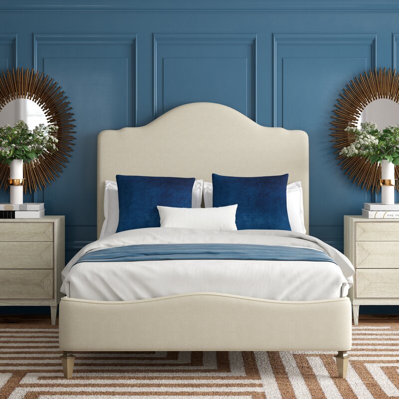 Caracole Classic A Night In Paris Upholstered Bed - Perigold | Havenly