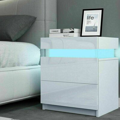 malikah 2 drawer nightstand