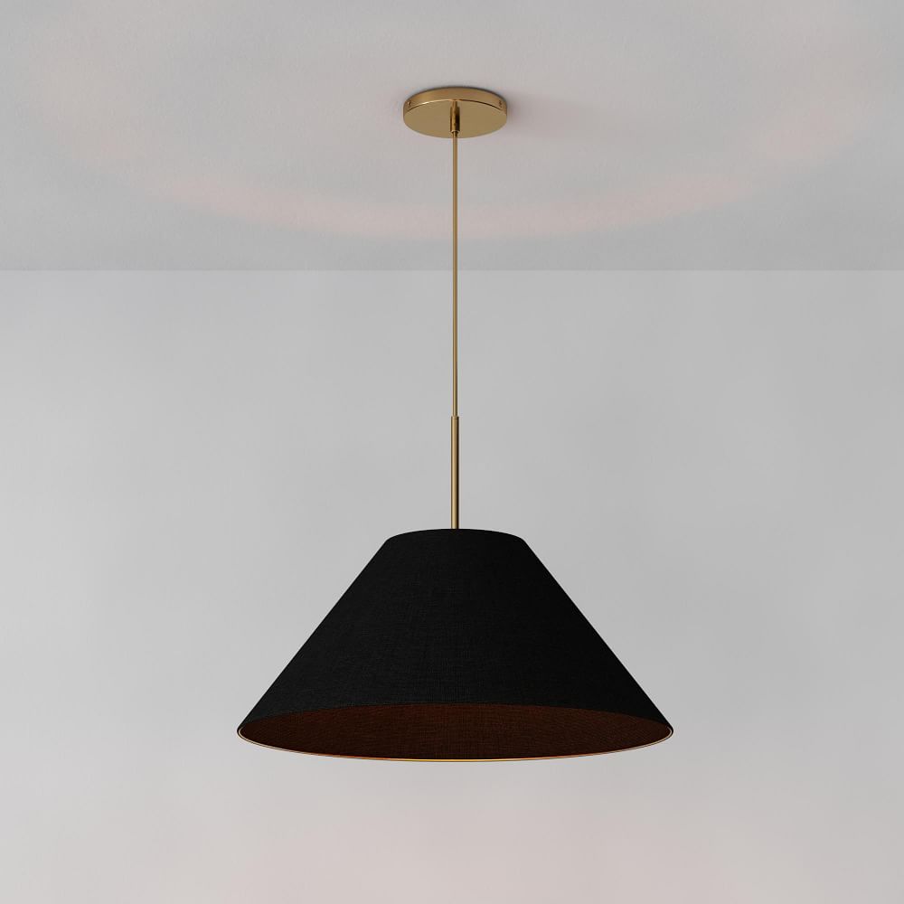 Knolls Wood Trimmed Pendant - Serena and Lily | Havenly