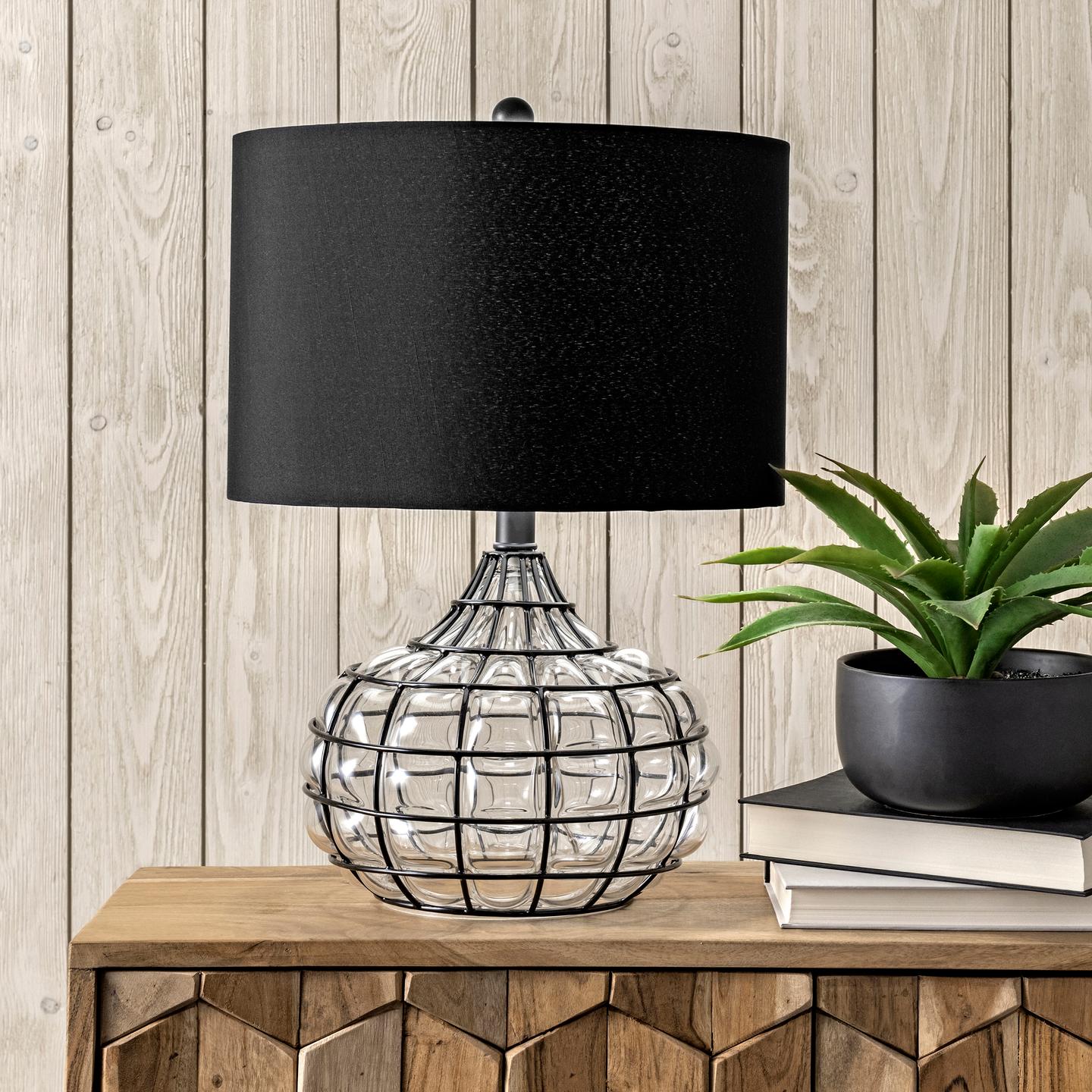 uteki painted table lamp