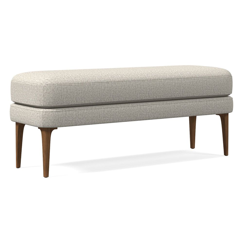 Auburn 42 Inch Bench Twill Dove Blonde - West Elm | Havenly