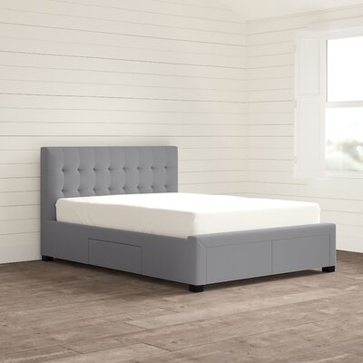 Morrilton upholstered storage platform outlet bed