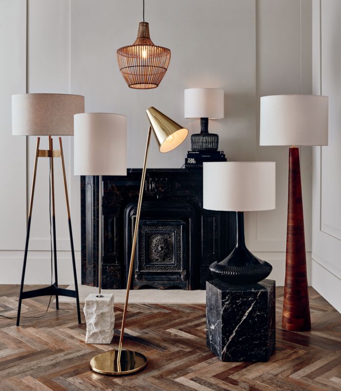 brixton acacia floor lamp