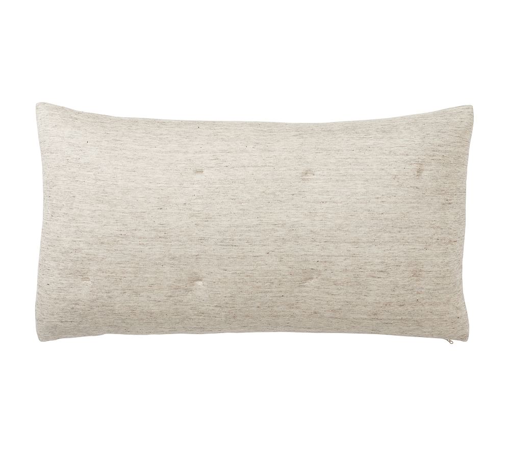 Neutral Belgian Flax Linen Jersey Comforter Sham, King - Pottery Barn ...