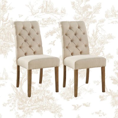 ashcraft tufted upholstered side chair