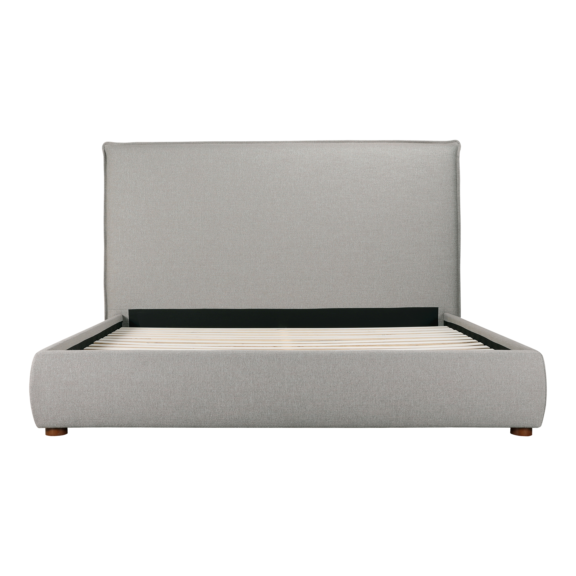 Luzon Queen Bed Tall Headboard Greystone - Moes Home Collection | Havenly