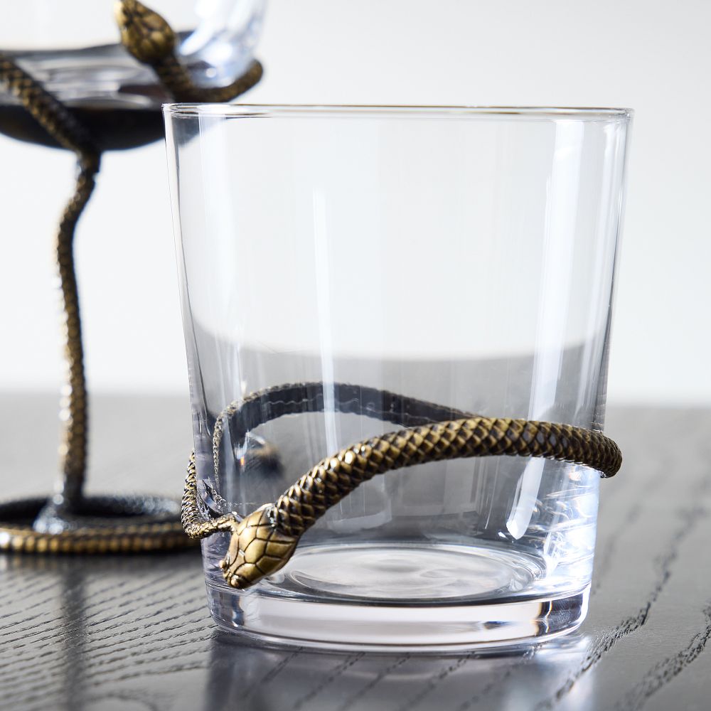 Metal Snake Glassware