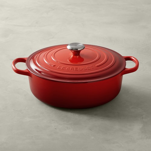 Le Creuset Signature Cast-Iron Round Wide Dutch Oven - 6 3/4-qt.