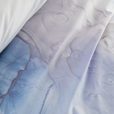 glacial organic duvet cover