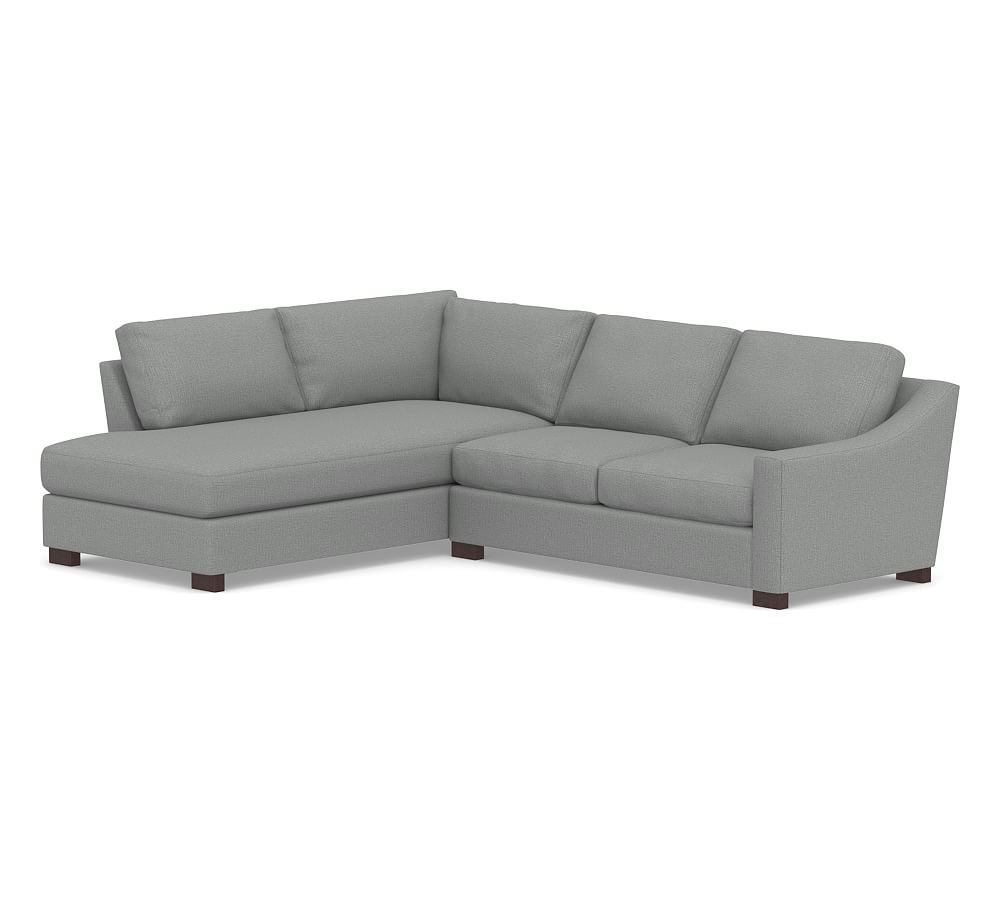 Turner Slope Arm Upholstered Right Sofa Return Bumper Sectional, Down ...