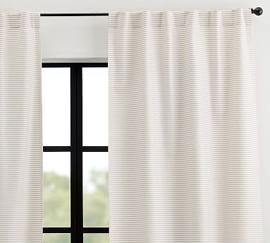 Bungalow Striped Outdoor Curtain 50 X, Sunbrella Outdoor Curtains