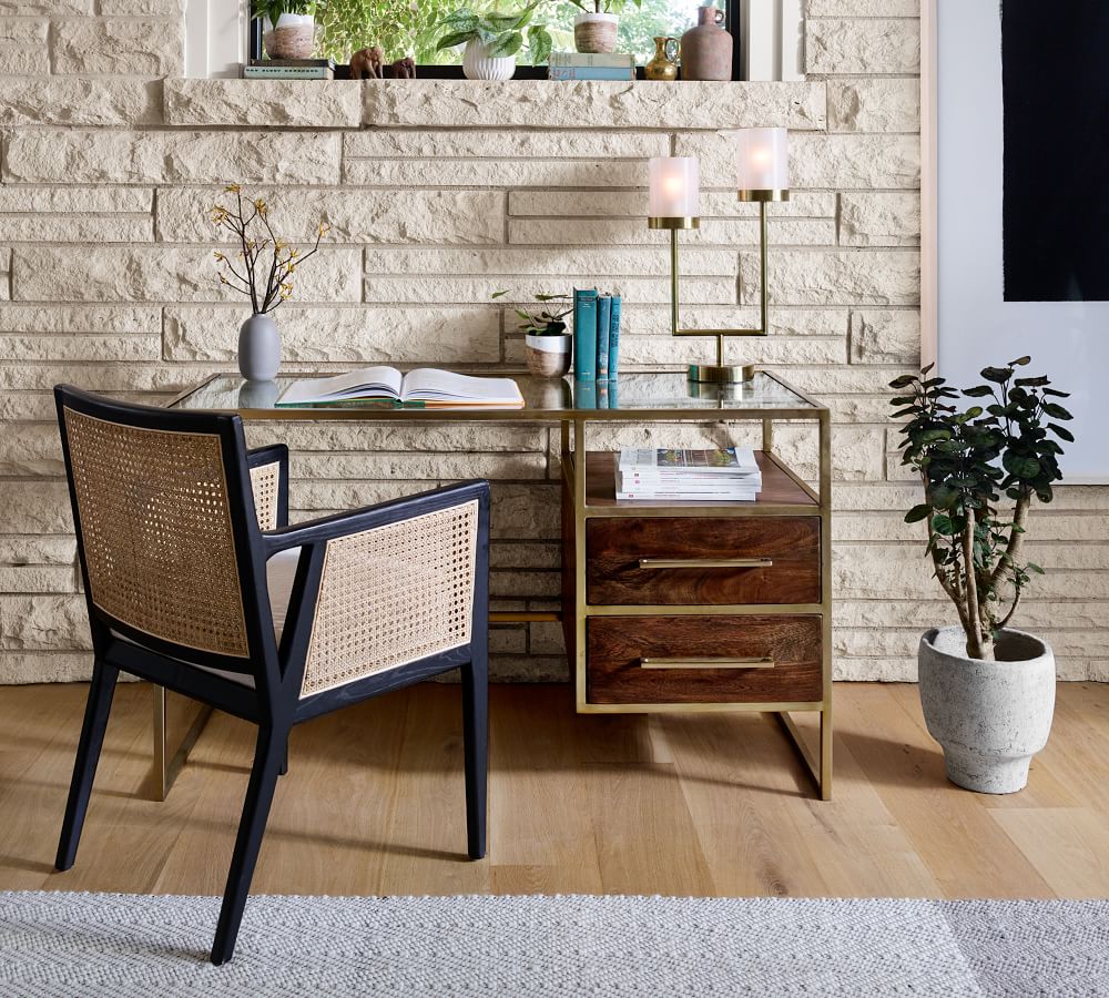 lisbon cane dining armchair