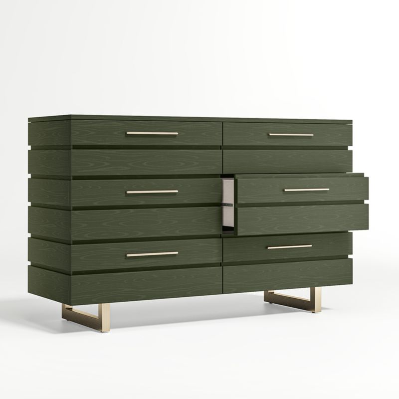 Dark green dresser