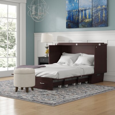 giannini queen murphy bed with mattress