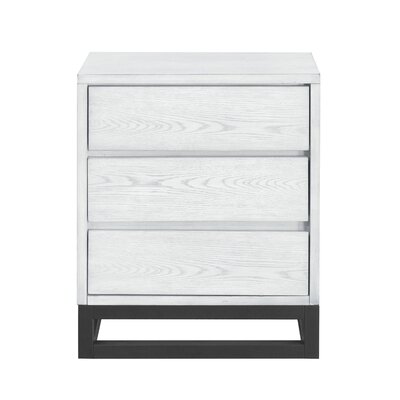 natalia industrial 3 drawer nightstand