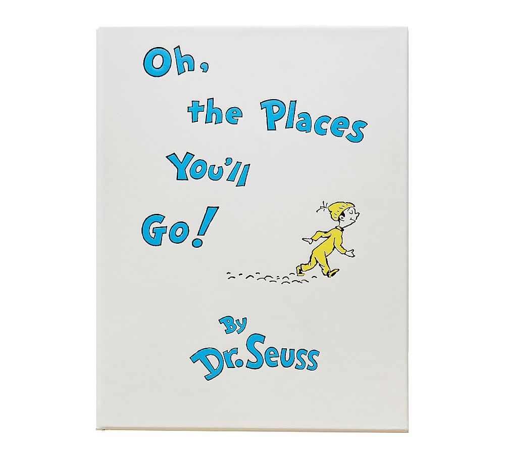 Oh The Places You'll Go Leather Book - Pottery Barn