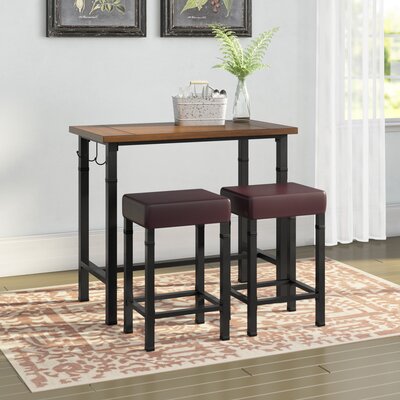 knapp 3 piece pub table set