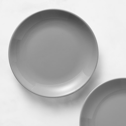 Pillivuyt Colored Coupe Salad Plates, Set of 4, Grey - Williams Sonoma ...