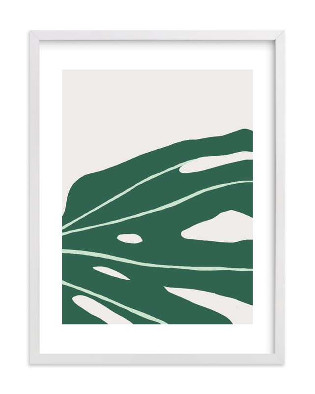 Monstera Abstract Art Print - Minted | Havenly