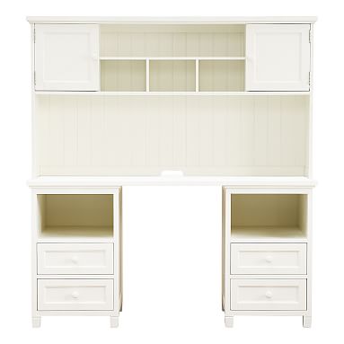 Beadboard Smart™ Storage Hutch Desk