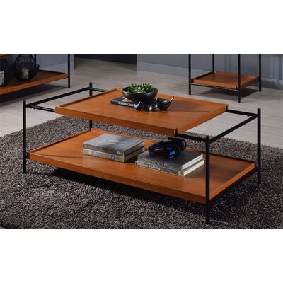 belafonte pedestal coffee table with storage