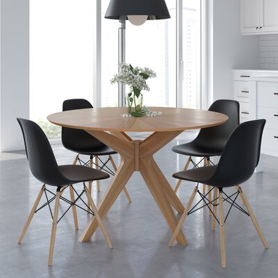 avers 5 piece solid wood dining set