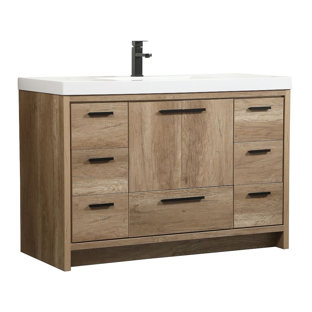 Donovan Single Bathroom Vanity (24–48) - Blue/Green