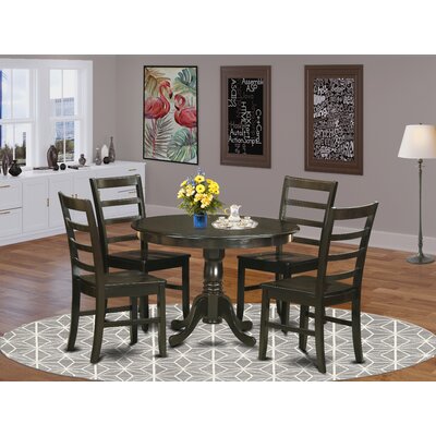 carlsen 5 piece solid wood dining set