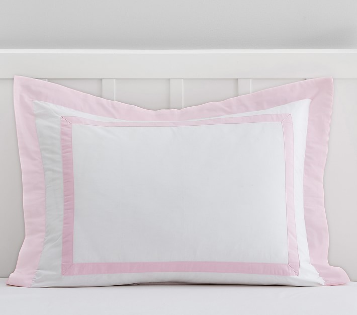 Details about   Pottery Barn Kids "Lavender & White Striped" Standard Pillow Sham 