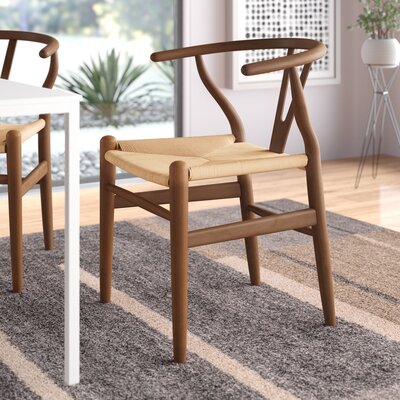 zeller solid wood dining chair